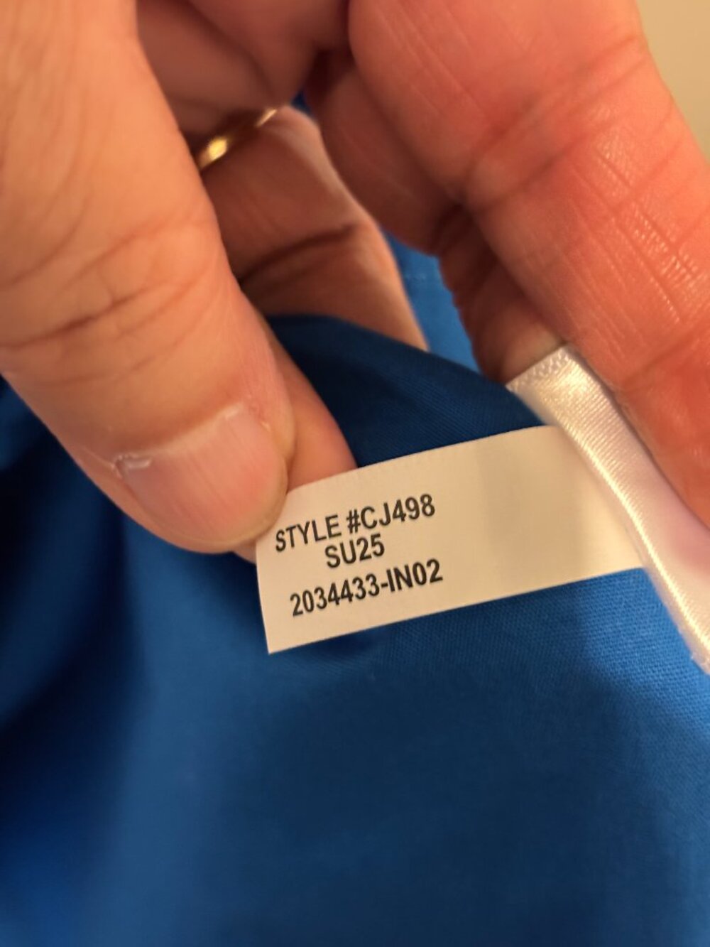 J. Crew Drop Waist Mixy Royal Blue Sleeveless Midi Dress - Picture 12 of 12